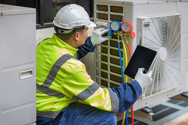 Professional Hvac Installation technician working in Greensboro, MD